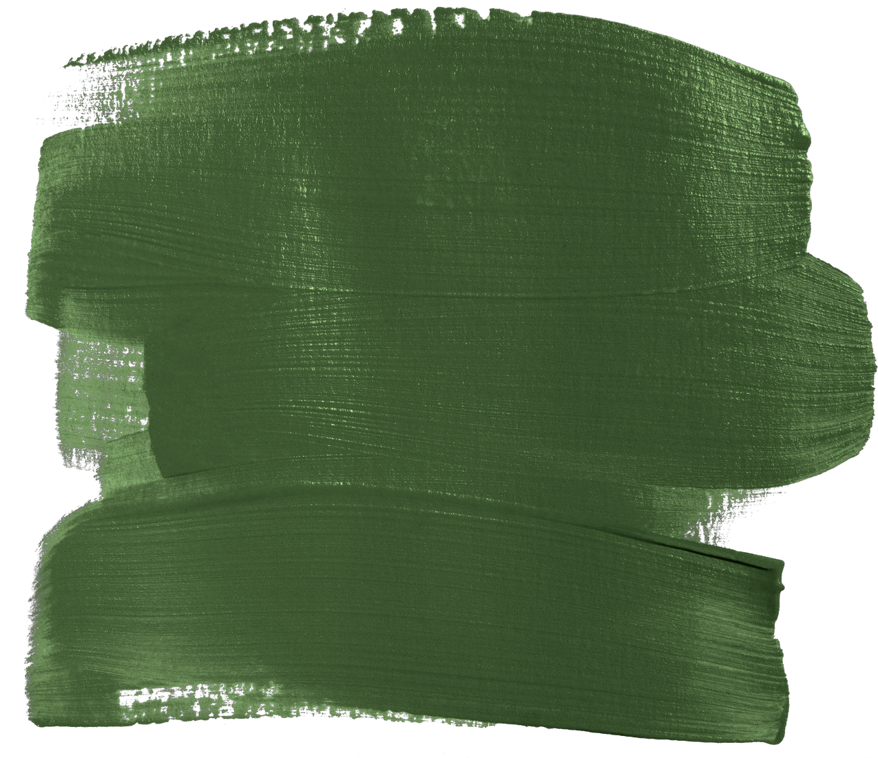Green Brushstroke Cutout
